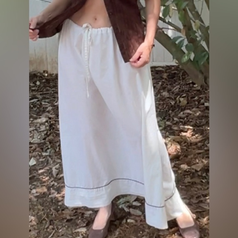 Regency Cottagecore Vintage Maxi Skirt - Picture 3 of 5